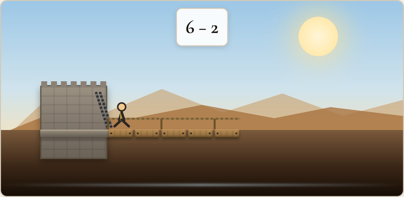Bridge Run — free math game